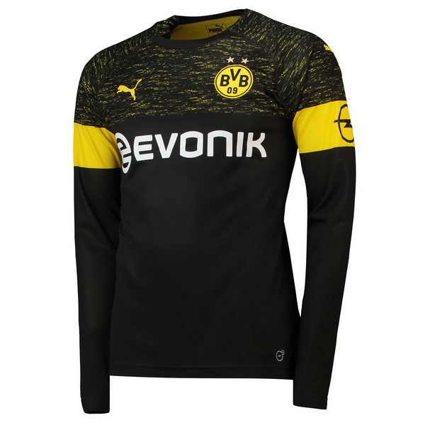 Borussia Dortmund Trikot Auswarts ML 2018-19 Schwarz Fussballtrikots Günstig